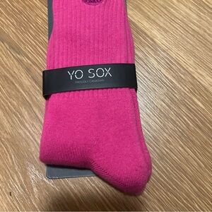 Yo Sox bamboo Vibrant Pink Men's Casual Socks